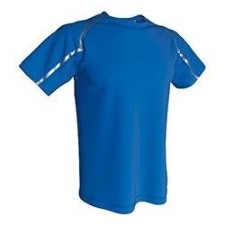 Camiseta técnica reflectante manga corta