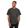 Camiseta oversize washed manga corta