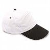 Gorra 5 paneles bicolor cierre velcro