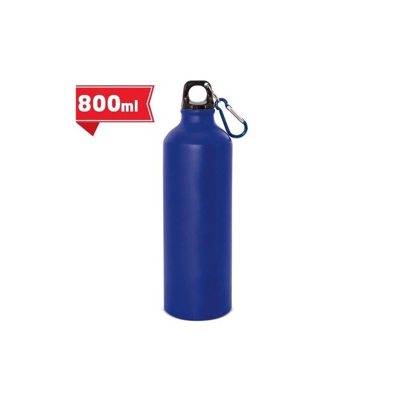 Botella de aluminio con mosquetón 800 ml. "Tuareg"