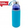 Bidón cristal con funda neopreno 500 ml mod. ZAS