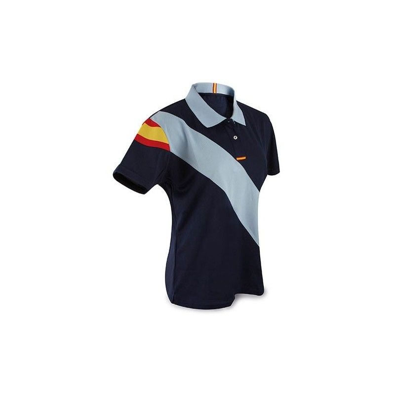 Polo técnico D&F mujer bandera