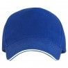 Azul con detalle blanco
