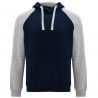 Sudadera capucha combinada mod. Badet